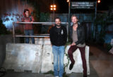 Neil Druckmann and Troy Baker at The Last of Us haunted house at Universal Studios Hollywood